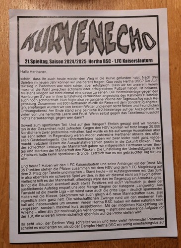 Ultras fanzine stadionheft - ultras,