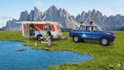 Playmobil camping set - camping,