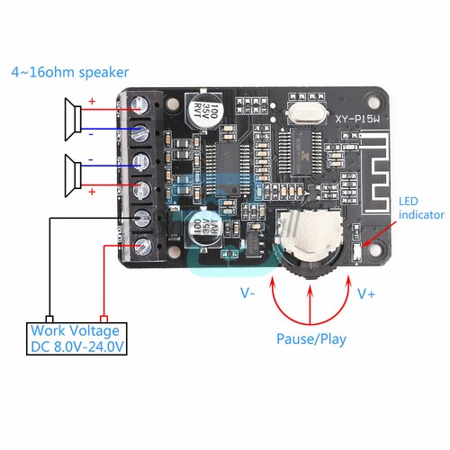 12v 24v 10w 15w - 10w, stereo