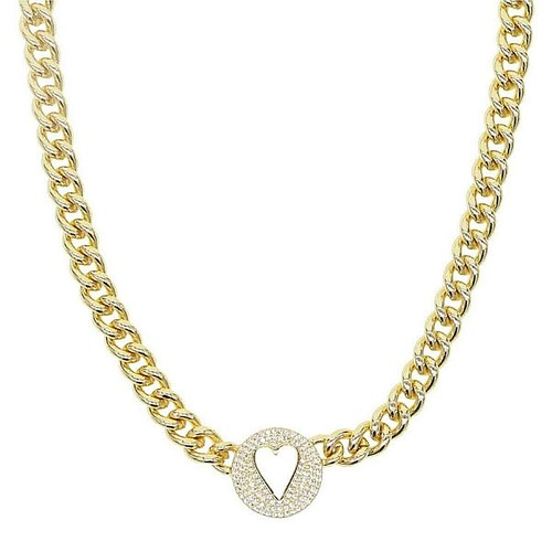 Djadee necklace heart 18k - djadee, "heart"