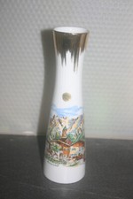 Blumenvase aus der Porzellanmanufaktur Nymphenburg, Mittenwald mit Motiv 27,5 cm