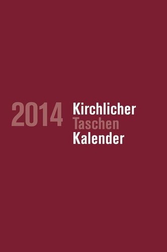 Kirchlicher taschenkalender - kirchlicher,
