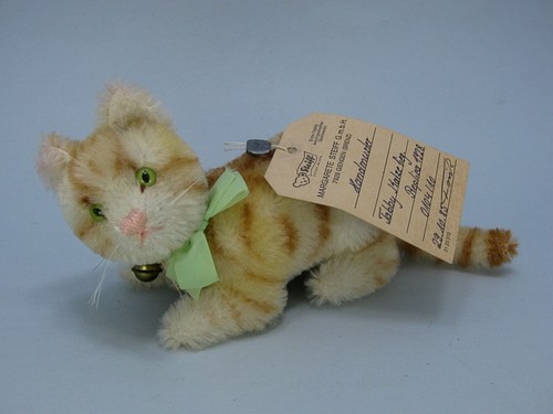 Steiff 0104 katze tabby - katze,
