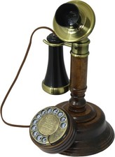 Opis 1921 Cable Modell C Kerzenhalter Retro Telefon Nostalgie Vintage Antik Stil