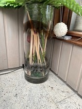 Bodenvase Glas Braun