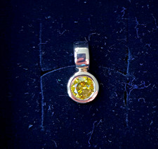 Anhänger 585/- Gelbgold, Gelbgoldanhänger, Diamantanhänger, 14 Karat Anhänger