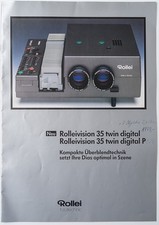 Broschüre Rolleivision Rollei 35twin digital / digital p Zeitschrift 