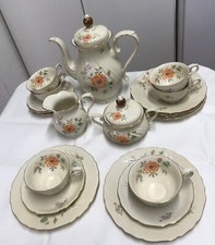 Kaffeeservice 6 pers. Seltmann Weiden Barock 21 Teile Blumen