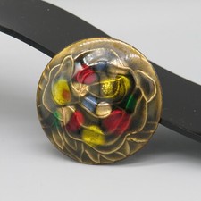 Vintage Brosche Emailliert