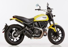 Shark-Auspuff DSX 10 Short Scrambler DUCATI schwarz matt UVP 499,-