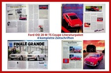Ford OSI 20 M TS Coupe Literaturpaket - 5 komplette Zeitschriften