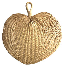 Vintage Fächer Blattfächer Palmblätter Hochzeit Deko Wanddeko Handarbeit #1238B2