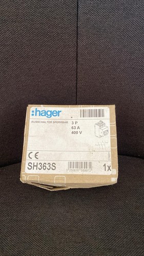 Hager sh363s hauptschalter - hager, 63a