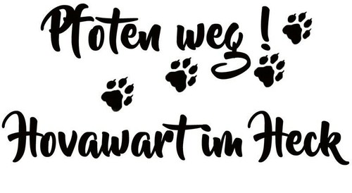 Hovawart autoaufkleber - hovawart,