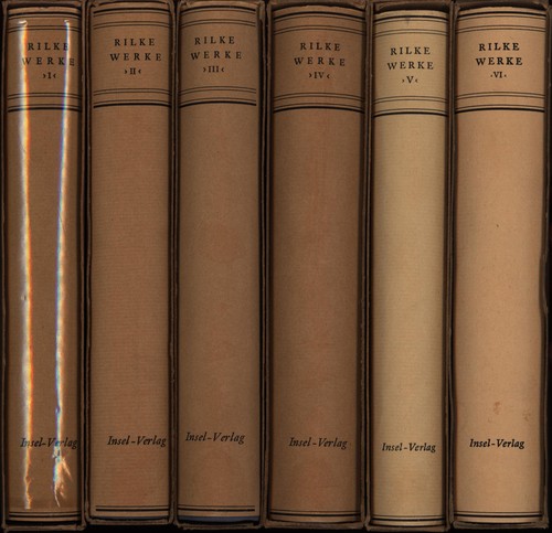 Rilke sämtliche werke 6 - sämtliche,