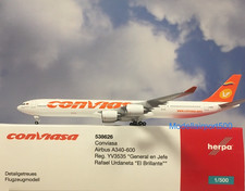 Herpa Wings 1:500  Airbus A340-600  Conviasa  YV3535   538626 Modellairport500