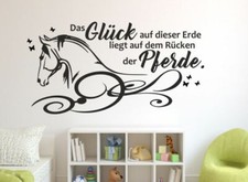 Wandtattoo Wandaufkleber Aufkleber Kinder Tattoo Pferd Horse Stute Fohlen 158