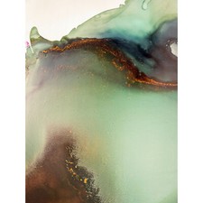 Abstrakte Farbe mit Grün Gold