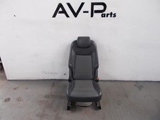 Original Ford Galaxy WA6 Leder Sitz hinten mittig 2. Sitzreihe grau schwarz