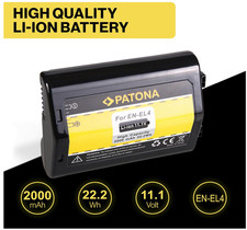 PATONA EN-EL4 EN-EL4a Akku