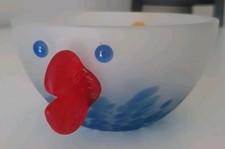 Glasstudio BOROWSKI GLAS, Huhn Glasschale, rar, selten, nicht mehr erhältlich