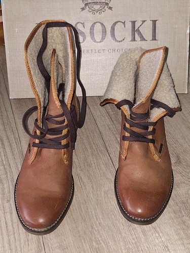 Paar damen schnürstiefel - damen-schnürstiefel, von