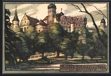 Steindruck-AK Scheinfeld