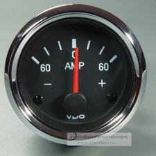 VDO  AMPEREMETER  INSTRUMENT 60A  CHROME*EDITION GAUGE   Cockpit international