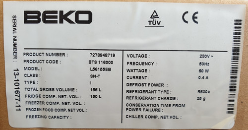 Beko bts 116000 - beko,