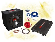 RENEGADE Basspaket RBK1100XL Endstufe 30cm/300mm Subwoofer+Kabelset-600W