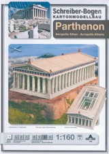 Kartonmodell Parthenon 1:160