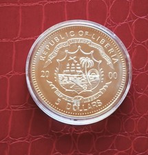 Liberia 2000, 5 Dollar