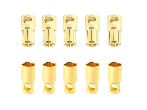 Paar mm goldkontaktstecker - 5,