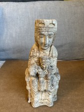 Vollplastische Antike Madonna Mit Kind