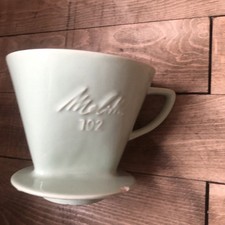 Melitta Kaffeefilter 102 Mintgrün 3-Loch vintage Original 60er einsatzbereit