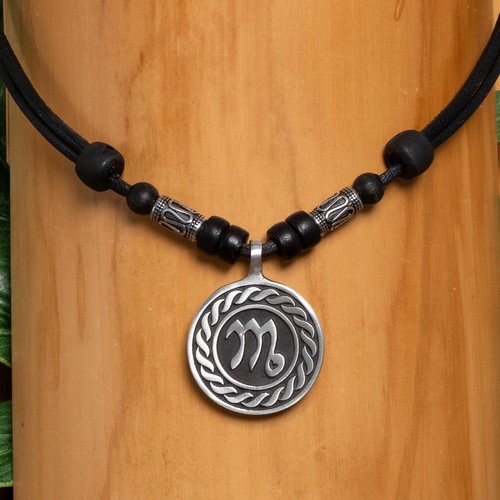 Surfer necklace zodiac scorpio - necklace,