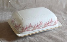 ROYAL TETTAU Butterdose Butterdose Butterglocke Buttertopf Porzellan Blumendekor