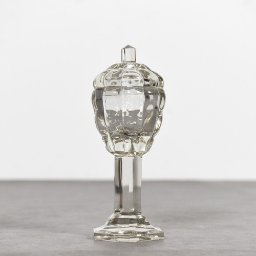 Glas pokal mit deckel von - mit,