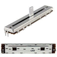 ALPS Fader RS60N11 10K ohm lin mono Schiebepoti Poti Schiebeweg 60mm Total 88mm