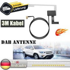 3M DAB Antenne DAB+ Aktiv für Autoradio Kenwood Sony Grundig Pioneer JVC Auto