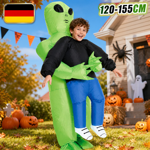 Aufblasbares alien kostüm - aufblasbares,