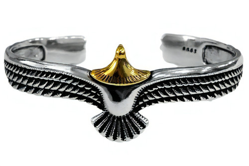 Armreif adler vintage feder - adler,