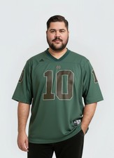 Adidas Football Trikot Cllege Notre Dame Jersey Grün No. 10 XL NCAA Sportswear