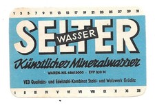 DDR AFG Etikett Stahl und