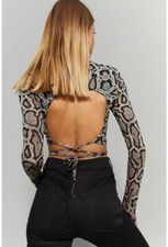 "Trendige Schlangenprint