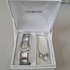 Uhr und Schmuckset Fabiani Kaufhof silber