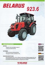 Belarus 923.6 Schlepper Prospekt