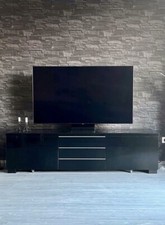 IKEA BESTÅ BURS TV-Bank, Hochglanz schwarz, 180x41x49 cm