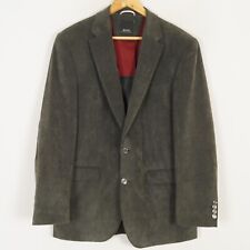 DIGEL Herren Blazer Sakko GrößeL IT50 UK40 Grau Cord Knopf Polyestermischung