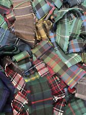 Tartan schottisch gemischte Farben kariert 800 g kleine Ableger 100 % Wolle britisch gewebt